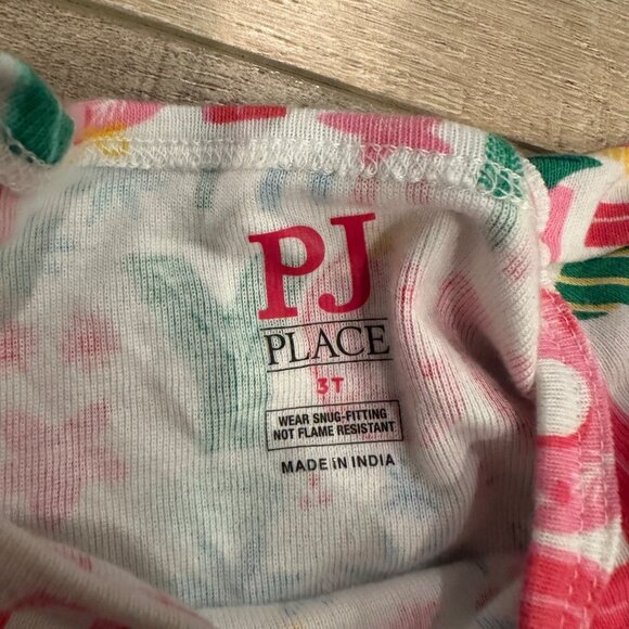 PJ PLACE GIRLS 3T LONG SLEEVE PAJAMAS CHRISTMAS CHILDRENS PLACE - Picture 3 of 5